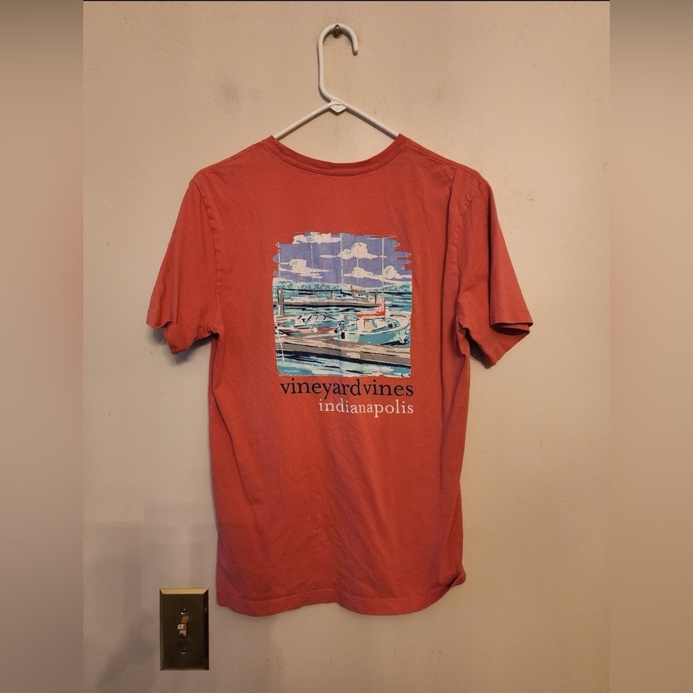 Vineyard vines Indianapolis boating graphic pocket  t-shirt size mens xs